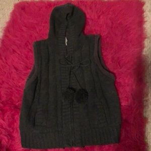 Hooded Cute Thermal Vest